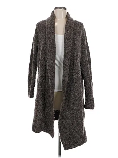 Pre-owned Haven Well Within Wool Cardigan Sweater In Gray