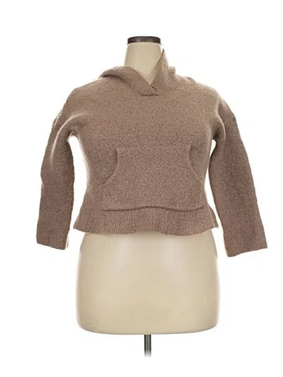 Pre-owned Haven Well Within Wool Pullover Sweater In Tan