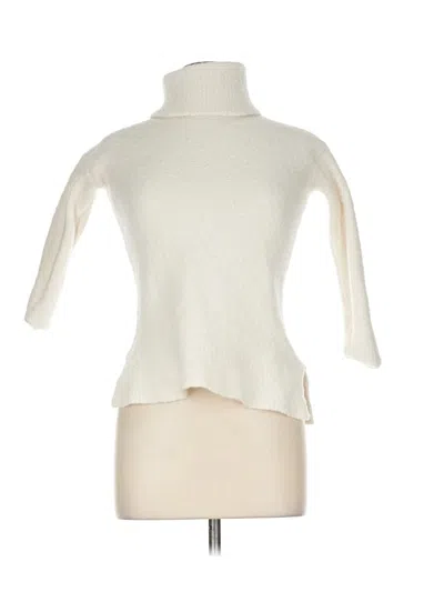 Pre-owned Haven Well Within Wool Pullover Sweater In White