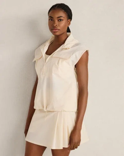 Haven Well Within Woven Nylon Hooded Vest In Neutral