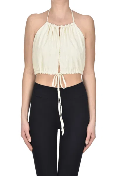 Haveone Cropped Top In Neutral
