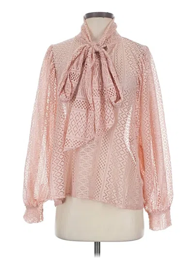 Pre-owned Haveone Long Sleeve Blouse In Pink