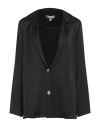 Haveone Woman Blazer Black Size M Viscose, Elastane In Black