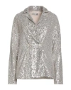 Haveone Woman Blazer Cream Size S Polyester, Elastane In White