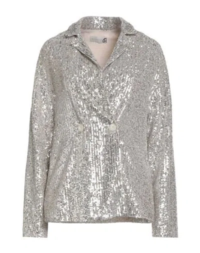 Haveone Woman Blazer Cream Size S Polyester, Elastane In White