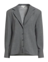 Shop Haveone Woman Blazer Grey Size M Polyester, Viscose, Elastane