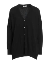 Haveone Woman Cardigan Black Size M Polyamide, Viscose In Black