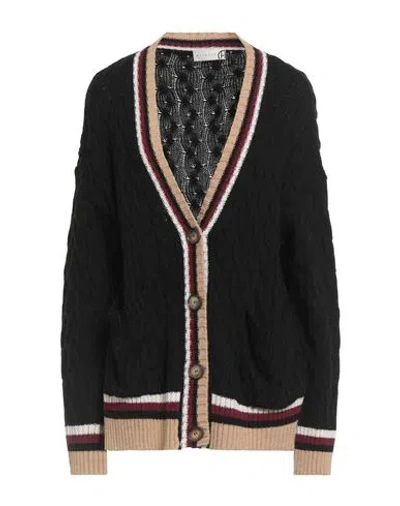 Haveone Woman Cardigan Black Size Onesize Acrylic, Polyester