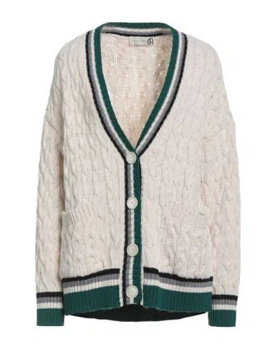Haveone Woman Cardigan Ivory Size Onesize Acrylic, Polyester