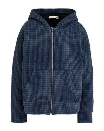 Haveone Woman Jacket Blue Size M Polyester, Cotton, Acrylic, Elastane