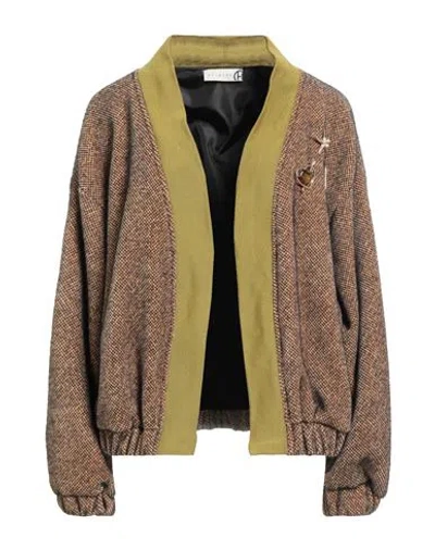 Haveone Woman Jacket Camel Size Onesize Polyester, Polyamide
