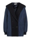 Haveone Woman Jacket Navy Size M Polyester In Blue