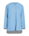 Haveone Woman Jacket Sky Blue Size Xs Polyester In Blue