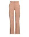 Haveone Woman Jeans Sand Size L Cotton In Beige