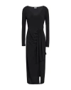 Haveone Woman Maxi Dress Black Size S Polyester, Elastic Fibres In Black