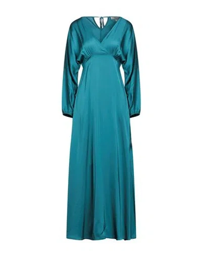 Haveone Woman Long Dress Deep Jade Size M Viscose In Green