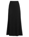 Haveone Woman Maxi Skirt Black Size M Polyester, Elastane