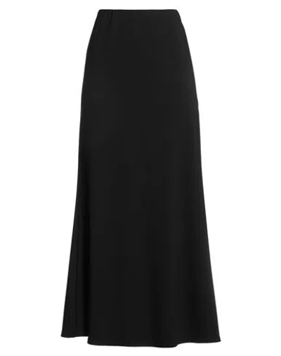 Haveone Woman Maxi Skirt Black Size M Polyester, Elastane