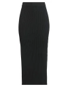 Haveone Woman Maxi Skirt Black Size Onesize Polyamide, Wool, Viscose, Cashmere In Black