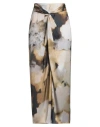 Haveone Woman Maxi Skirt Ivory Size M Polyester