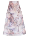 Haveone Woman Maxi Skirt Lilac Size M Polyester, Elastane In Gray