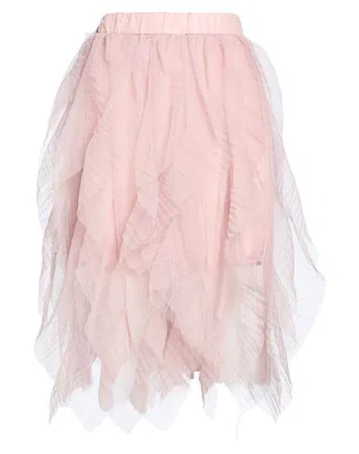 Haveone Woman Midi Skirt Blush Size M Polyester In Pink