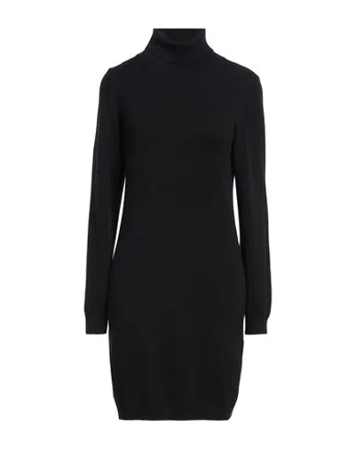 Haveone Woman Mini Dress Black Size Onesize Viscose, Polyamide