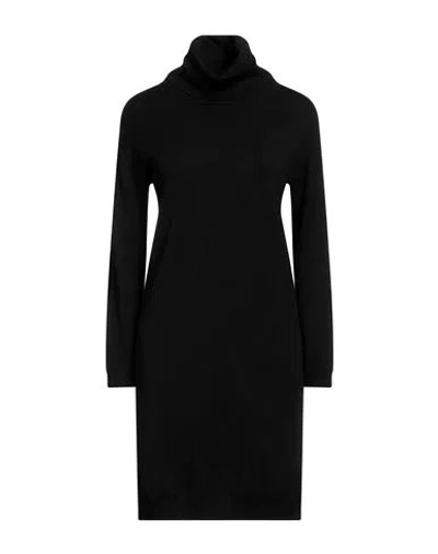 Haveone Woman Mini Dress Black Size Onesize Viscose, Polyester, Polyamide