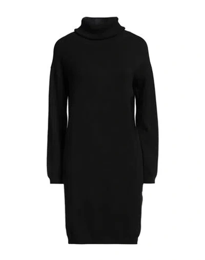 Haveone Woman Mini Dress Black Size Onesize Viscose, Polyester, Polyamide