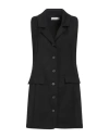Haveone Woman Mini Dress Black Size S Polyester, Viscose, Elastic Fibres