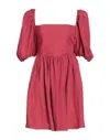 Haveone Short Dresses In Red