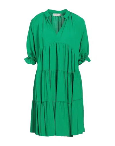 Haveone Short Dresses In Green