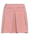 Haveone Woman Mini Skirt Antique Rose Size M Cotton, Elastane In Pink