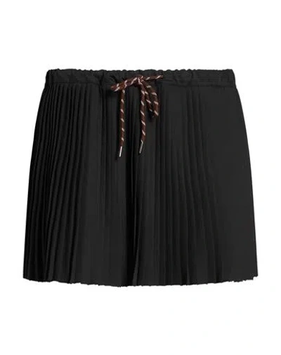 Haveone Woman Mini Skirt Black Size M Polyester, Viscose, Elastane