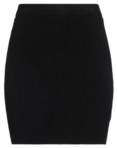 Haveone Woman Mini Skirt Black Size Onesize Viscose, Polyester, Polyamide