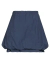 Haveone Woman Mini Skirt Slate Blue Size M Polyamide In Blue