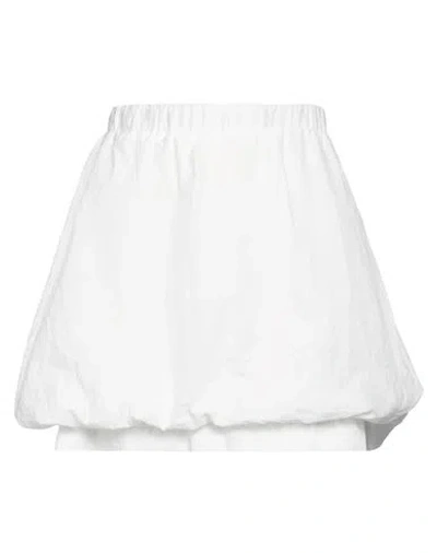 Haveone Woman Mini Skirt White Size M Polyamide