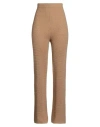 Haveone Woman Pants Beige Size Onesize Acrylic, Wool, Viscose, Alpaca Wool In Brown