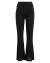 Haveone Woman Pants Black Size M Viscose, Polyester, Polyamide, Elastane In Black