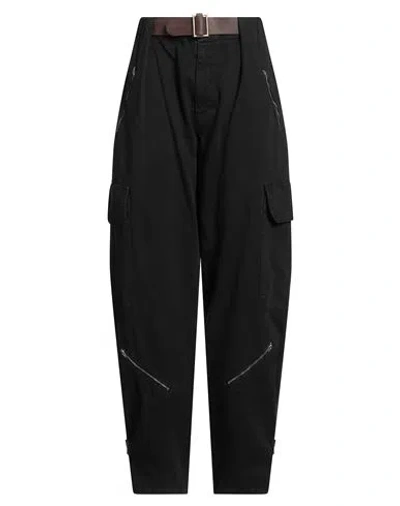 Haveone Woman Pants Black Size Xs Cotton