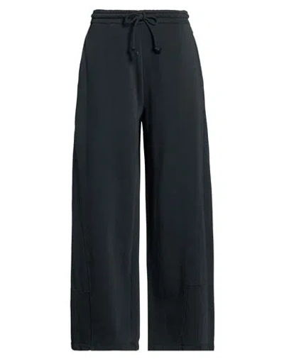 Haveone Woman Pants Charcoal Size S Cotton In Black