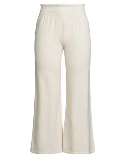Haveone Woman Pants Cream Size Onesize Viscose, Polyester, Polyamide In White