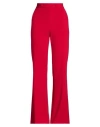 Haveone Woman Pants Garnet Size S Polyester, Elastane In Red