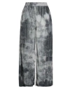 Haveone Woman Pants Grey Size M Polyester, Elastane In Gray