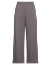 Haveone Woman Pants Grey Size M Polyester, Viscose, Elastane In Gray