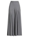 Haveone Woman Pants Grey Size M Polyester, Viscose, Wool, Elastane In Gray