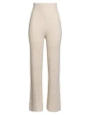 Haveone Woman Pants Ivory Size Onesize Acrylic, Wool, Viscose, Alpaca Wool In White
