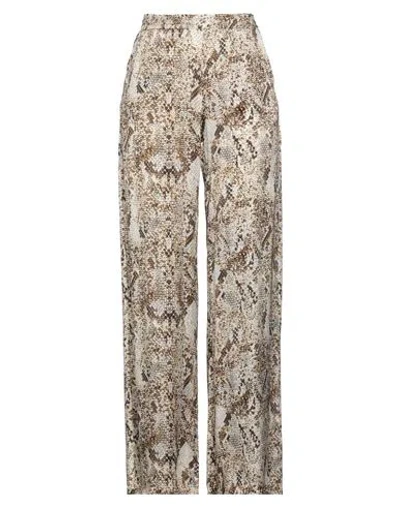 Haveone Woman Pants Ivory Size S Viscose In White
