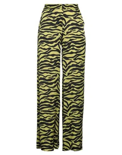 Haveone Woman Pants Acid Green Size M Viscose