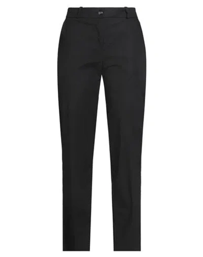 Haveone Woman Pants Midnight Blue Size S Cotton, Elastane